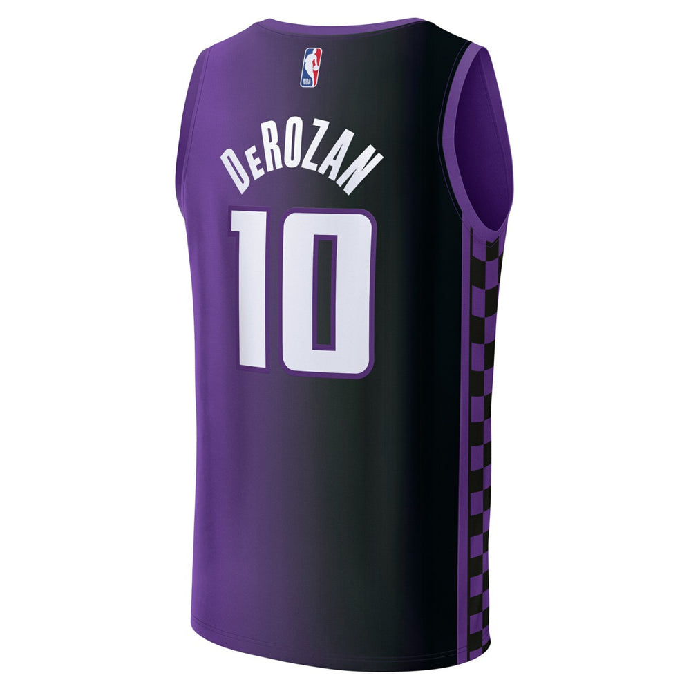 DeMar DeRozan Sacramento Kings Fast Break Replica Jersey Statement Edition Purple - Fanatics