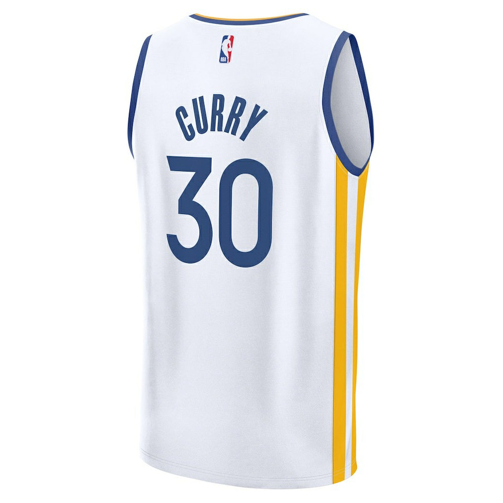 Stephen Curry Golden State Warriors Fast Break Replica Jersey Association Editi- White - Fanatics