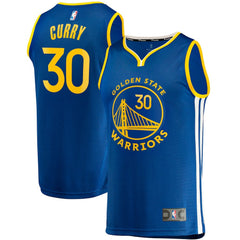 Stephen Curry Golden State Warriors Fast Break Replica Jersey Icon Editi- Royal - Fanatics