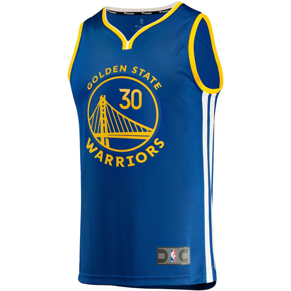 Stephen Curry Golden State Warriors Fast Break Replica Jersey Icon Editi- Royal - Fanatics