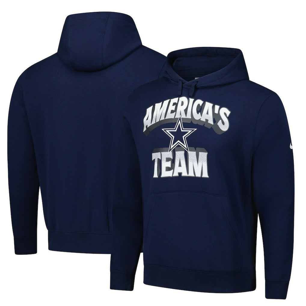 Dallas Cowboys Local America's Team Pullover Hoodie - Navy Hoodies