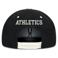 Athletics Nike Pro Corduroy Structured Snapback Hat - Black Hats
