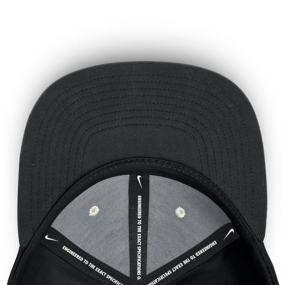 Atlanta Braves Nike Pro Corduroy Structured Snapback Hat - Black Hats