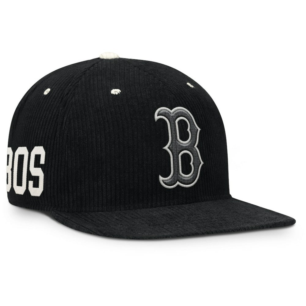 Boston Red Sox Nike Pro Corduroy Structured Snapback Hat - Black Hats