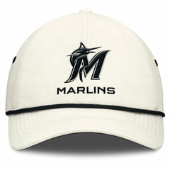 Miami Marlins Nike Club Adjustable Hat - Stone Hats