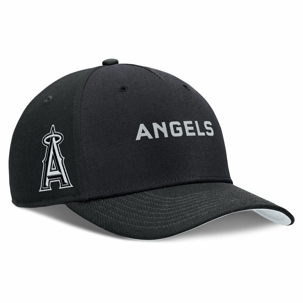 Los Angeles Angels Nike Rise Performance Adjustable Hat - Black Hats