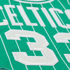 Larry Bird Boston Celtics x DANNIJO Women's Fashion Cropped Basketball Jersey Kelly Green - Mitchell & Ness outlet