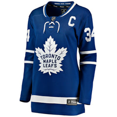 Auston Matthews Toronto Maple Leafs Fanatics Women's Captain Patch Home Breakaway Player Jersey - Blue | US 202211387
