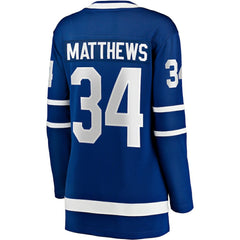 Auston Matthews Toronto Maple Leafs Fanatics Women's Captain Patch Home Breakaway Player Jersey - Blue | US 202211387