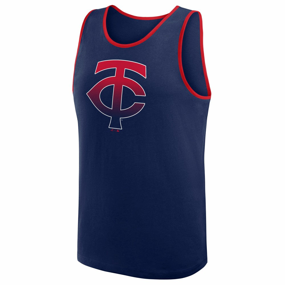 Minnesota Twins Logo Athletic Unmatched Success Tank Top - Navy Tanks
