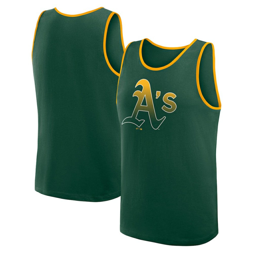 Athletics Logo Athletic Unmatched Success Tank Top - Green Tanks