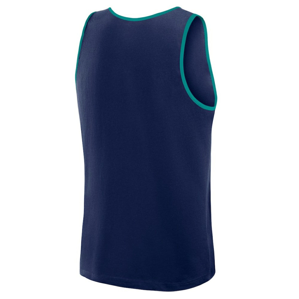 Seattle Mariners Logo Athletic Unmatched Success Tank Top - Navy Tanks