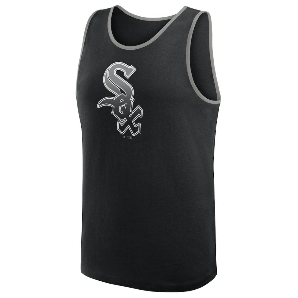 Chicago White Sox Logo Athletic Unmatched Success Tank Top - Black Tanks