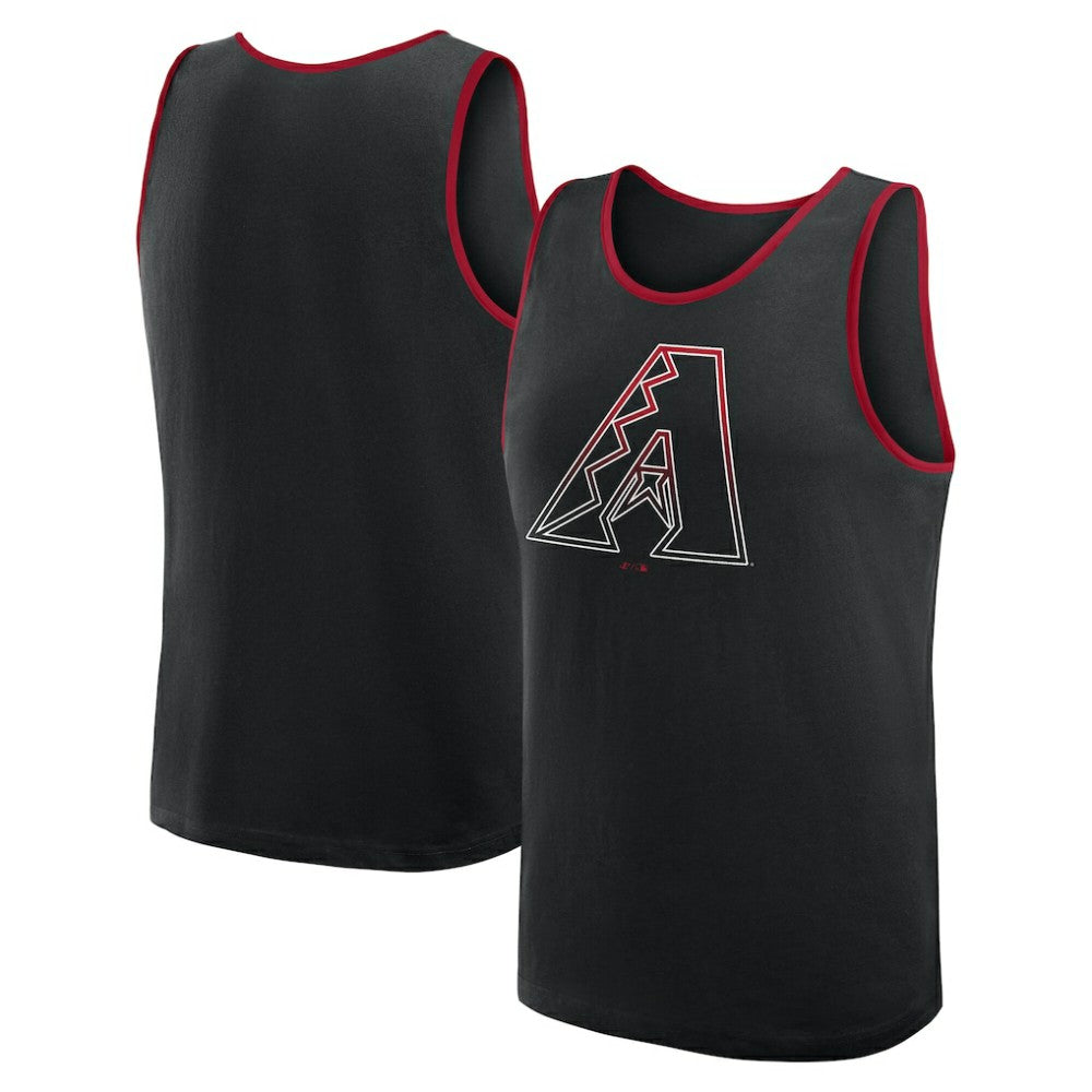 Arizona Diamondbacks Logo Athletic Unmatched Success Tank Top - Black Tanks