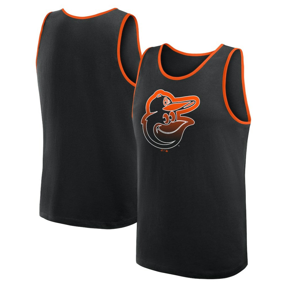 Baltimore Orioles Logo Athletic Unmatched Success Tank Top - Black Tanks
