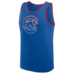 Chicago Cubs Logo Athletic Unmatched Success Tank Top - Royal Tanks