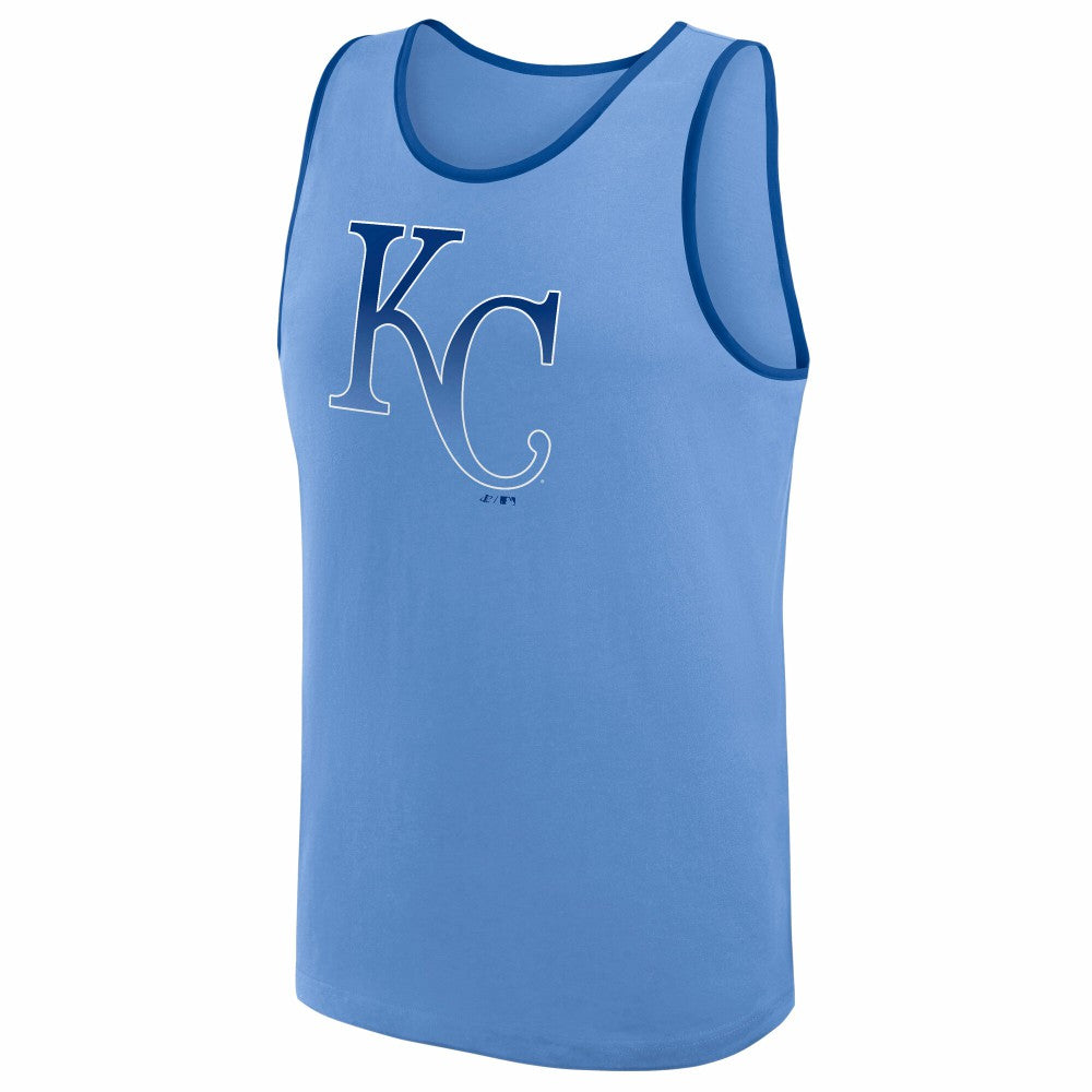 Kansas City Royals Logo Athletic Unmatched Success Tank Top - Light Blue Tanks