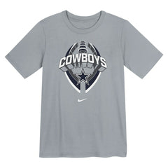 Dallas Cowboys Preschool Icon Legend Dri-FIT T-Shirt - Gray T-shirts