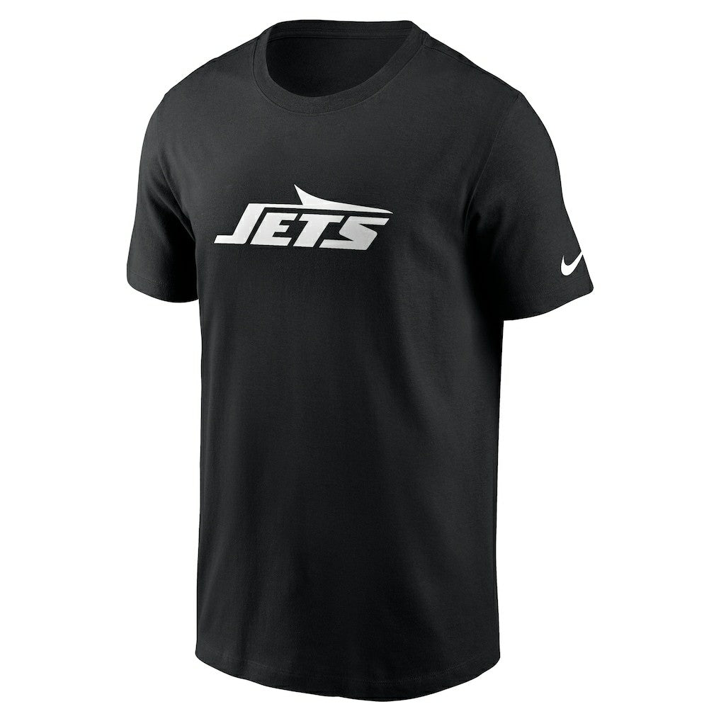 New York Jets Primetime Logo Essential T-Shirt - Black T-shirts