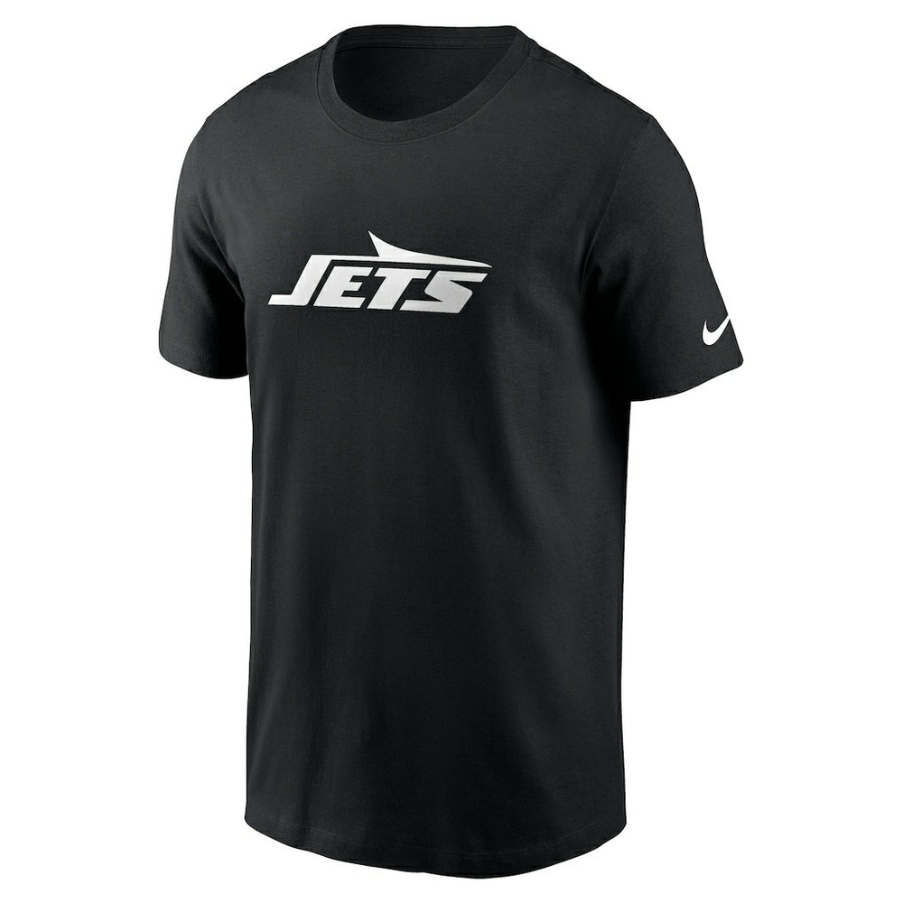 New York Jets Primetime Logo Essential T-Shirt - Black T-shirts