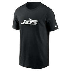 New York Jets Primetime Logo Essential T-Shirt - Black T-shirts