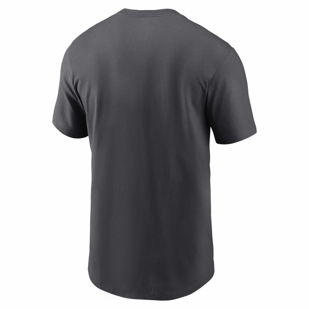 Denver Broncos Primetime Wordmark Essential T-Shirt - Anthracite T-shirts