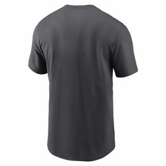 Denver Broncos Primetime Wordmark Essential T-Shirt - Anthracite T-shirts