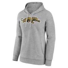 Jacksonville Jaguars Women's Classic Logo Pullover Hoodie - Gray Hoodies