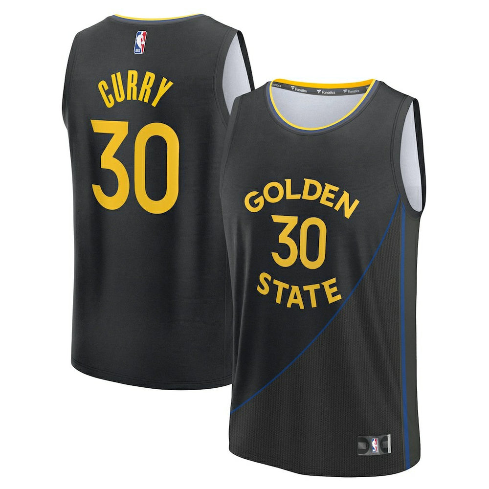 Stephen Curry Golden State Warriors Youth Fast Break Replica Player Jersey Statement Editi- Black - Fanatics outlet