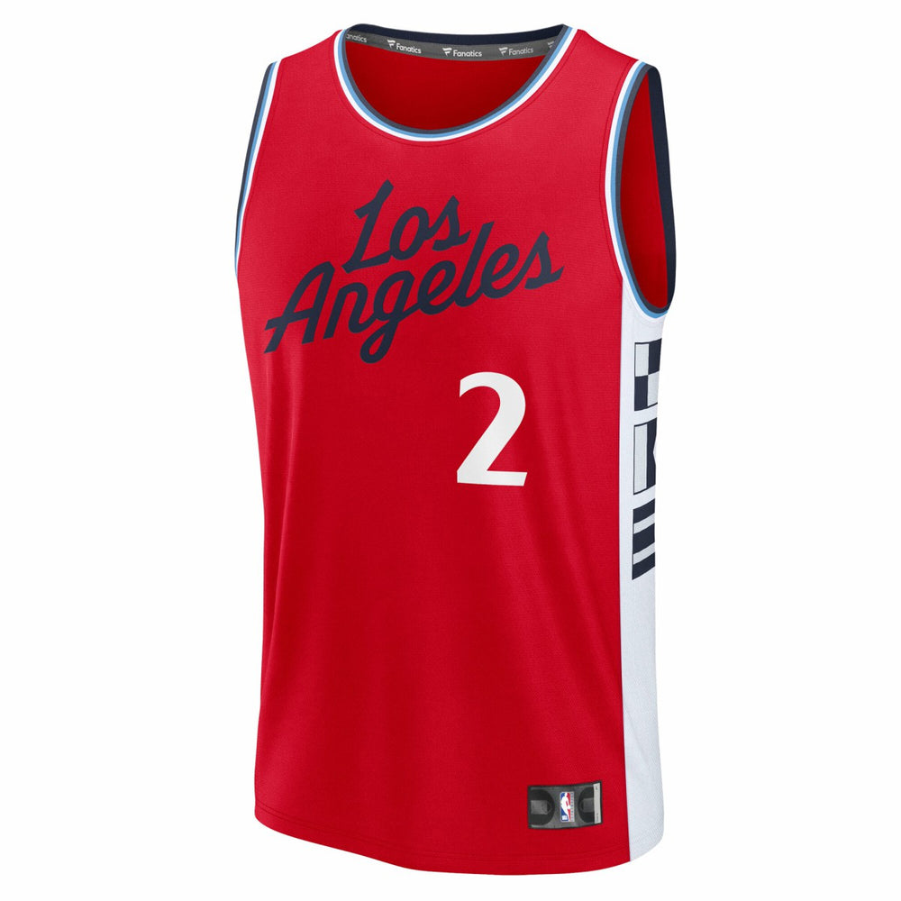 Kawhi Leonard LA Clippers Youth Fast Break Replica Player Jersey Statement Edition Red - Fanatics