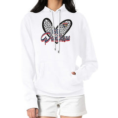 Florida Panthers G-III 4Her by Carl Banks Women's Animal Print Heart Fleece Pullover Hoodie - White | US 202213915