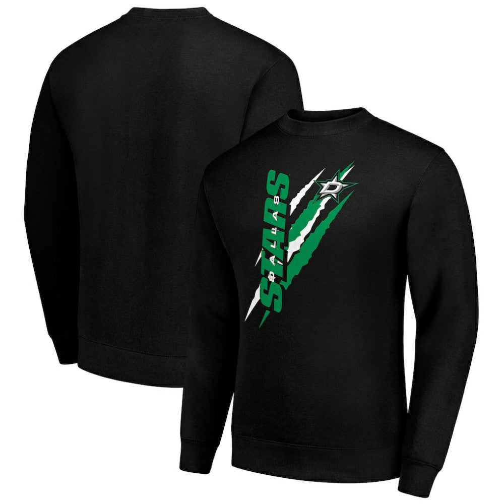 Dallas Stars Starter Color Scratch Pullover Sweatshirt - Black | US 202215730