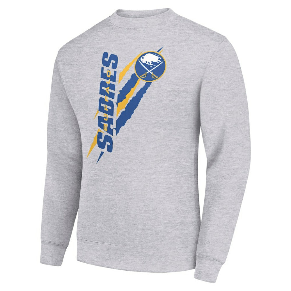 Buffalo Sabres Starter Color Scratch Pullover Sweatshirt - Heather Gray | US 202215732