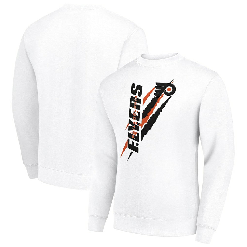 Philadelphia Flyers Starter Color Scratch Pullover Sweatshirt - White | US 202215764