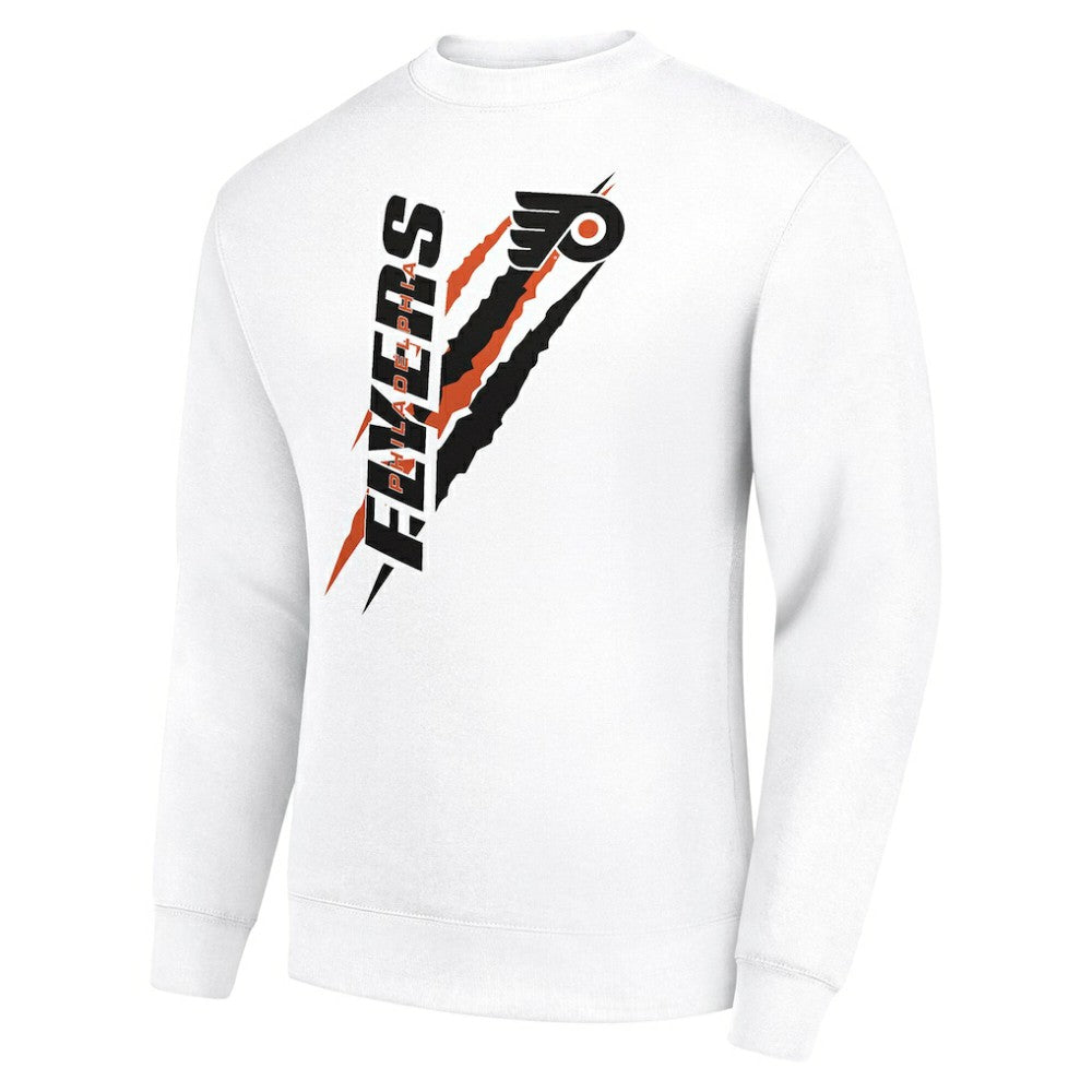 Philadelphia Flyers Starter Color Scratch Pullover Sweatshirt - White | US 202215764
