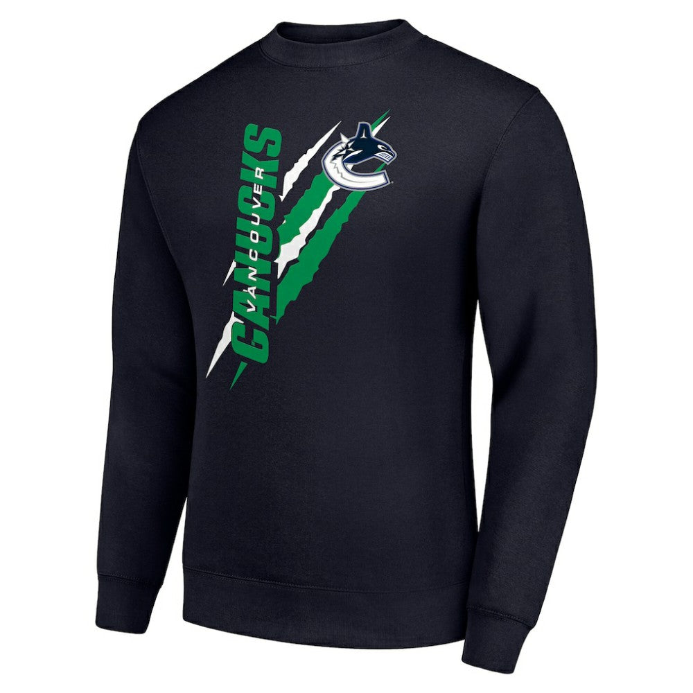 Vancouver Canucks Starter Color Scratch Pullover Sweatshirt - Navy | US 202215789