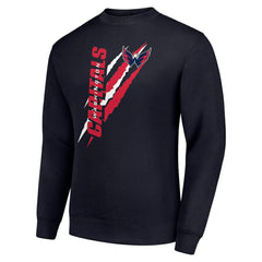 Washington Capitals Starter Color Scratch Pullover Sweatshirt - Navy | US 202215790