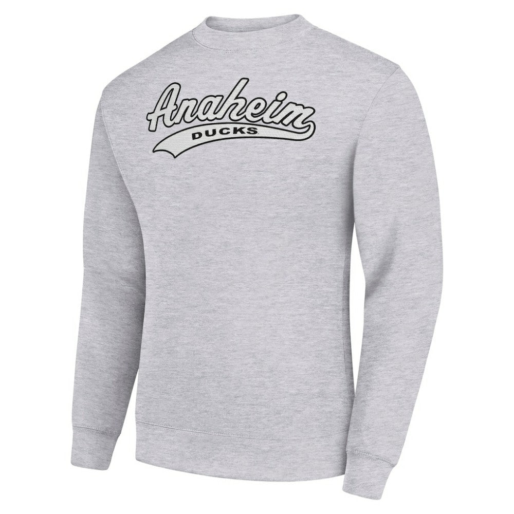 Anaheim Ducks Starter  Tailsweep City Pullover Sweatshirt - Heather Gray | US 202215916