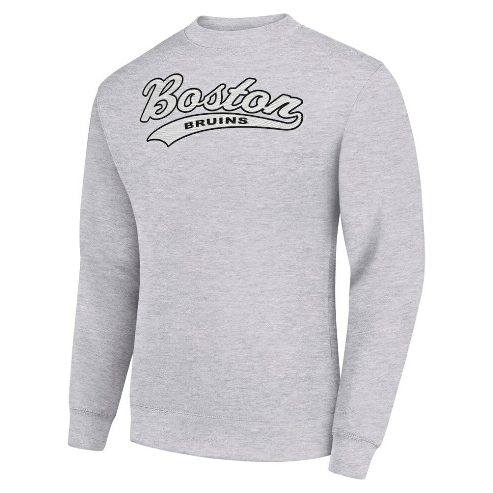 Boston Bruins Starter  Tailsweep City Pullover Sweatshirt - Heather Gray | US 202215918