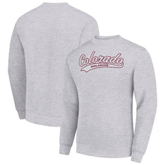 Colorado Avalanche Starter  Tailsweep City Pullover Sweatshirt - Heather Gray | US 202215929