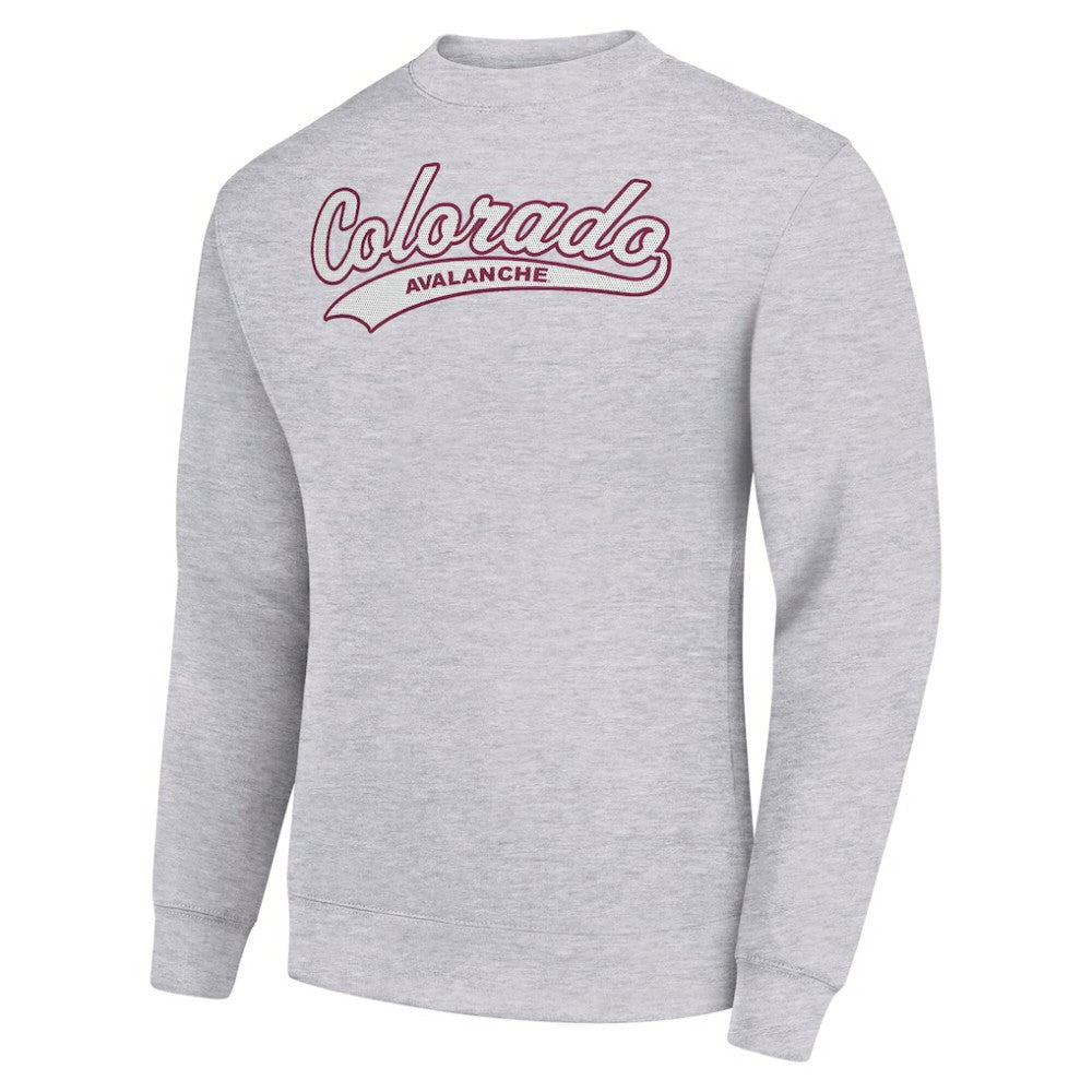 Colorado Avalanche Starter  Tailsweep City Pullover Sweatshirt - Heather Gray | US 202215929