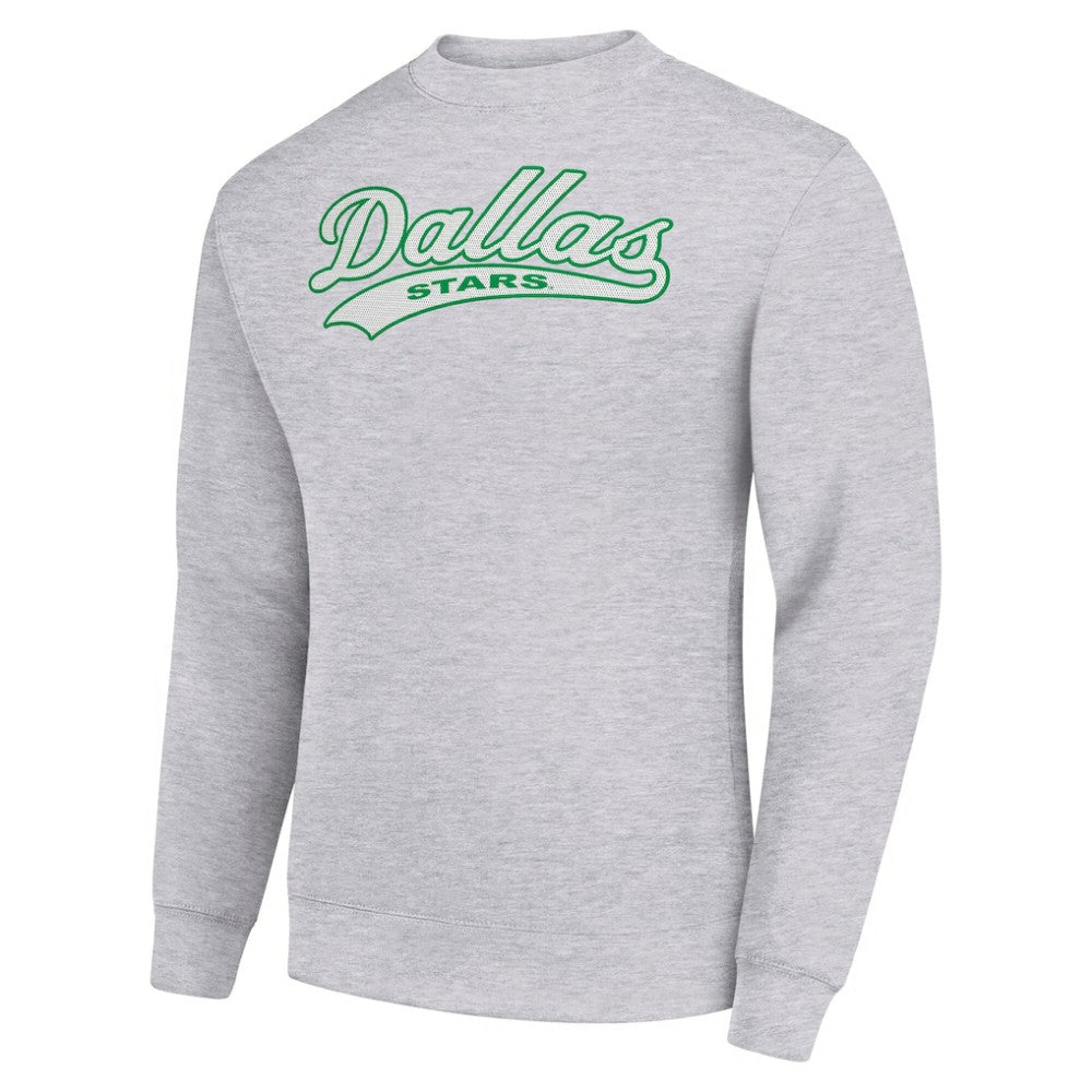 Dallas Stars Starter  Tailsweep City Pullover Sweatshirt - Heather Gray | US 202215933