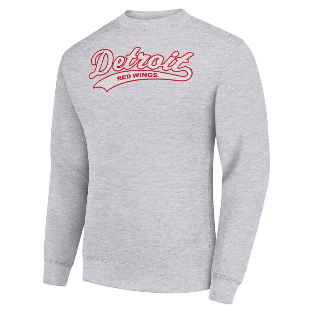 Detroit Red Wings Starter  Tailsweep City Pullover Sweatshirt - Heather Gray | US 202215934
