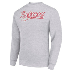 Detroit Red Wings Starter  Tailsweep City Pullover Sweatshirt - Heather Gray | US 202215934