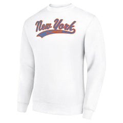 New York Islanders Starter  Tailsweep City Pullover Sweatshirt - White | US 202215936