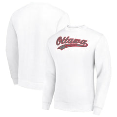 Ottawa Senators Starter  Tailsweep City Pullover Sweatshirt - White | US 202215939