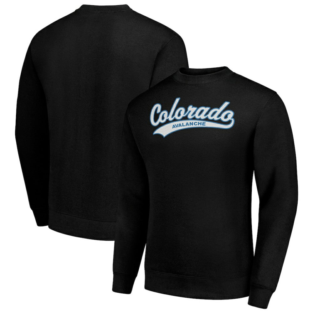 Colorado Avalanche Starter  Tailsweep City Pullover Sweatshirt - Black | US 202215960