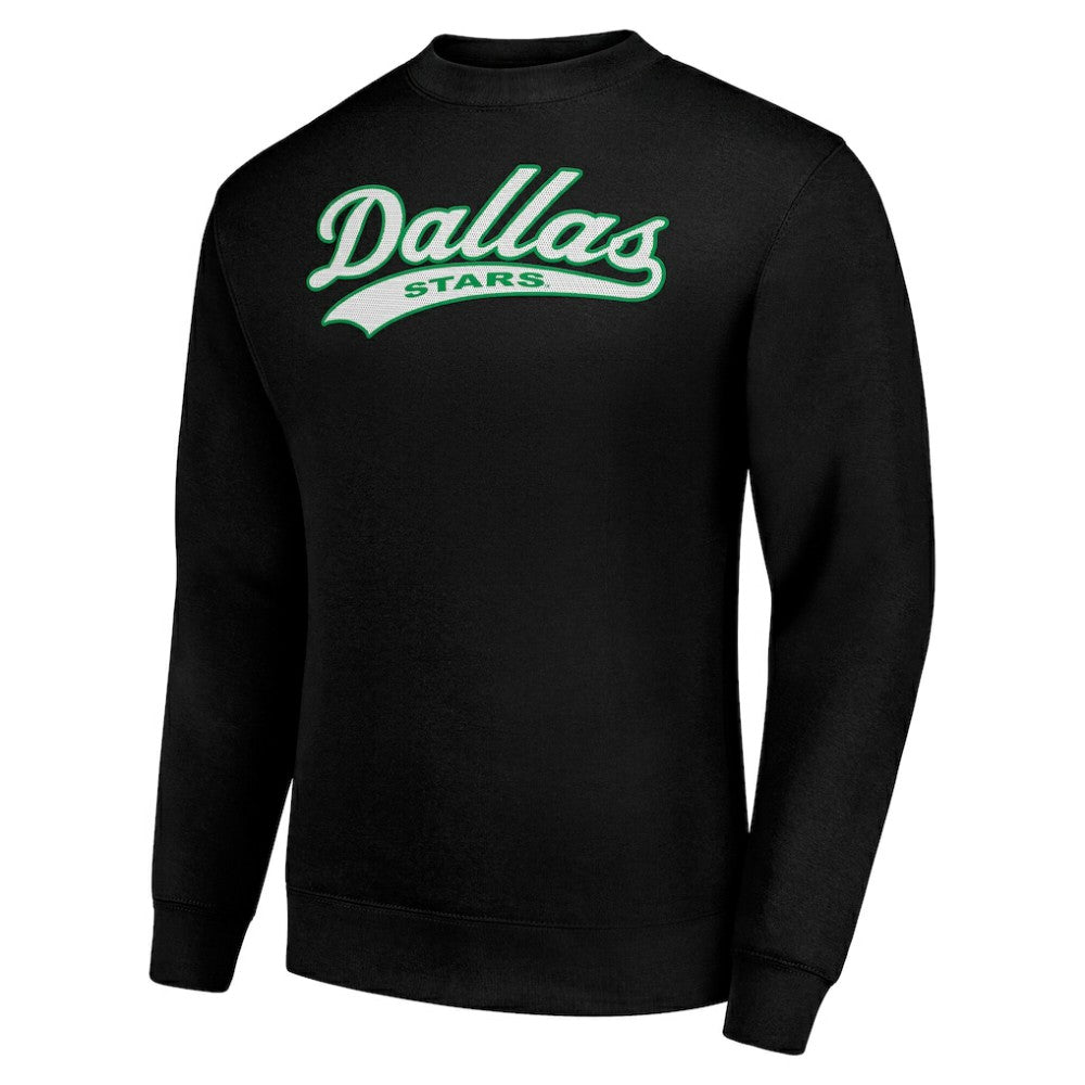 Dallas Stars Starter  Tailsweep City Pullover Sweatshirt - Black | US 202215963