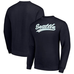 Seattle Kraken Starter  Tailsweep City Pullover Sweatshirt - Navy | US 202215983