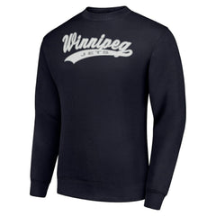 Winnipeg Jets Starter  Tailsweep City Pullover Sweatshirt - Navy | US 202215984